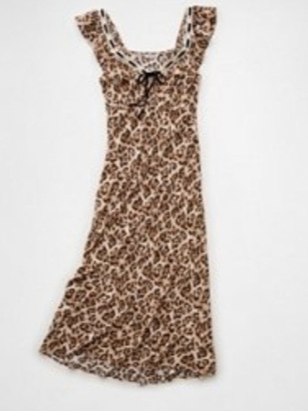 American Eagle Outfitters Leopard Midi Dress XL